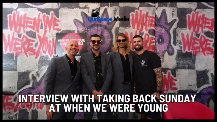 Taking Back Sunday Talk Longevity & When We Were Young Festival